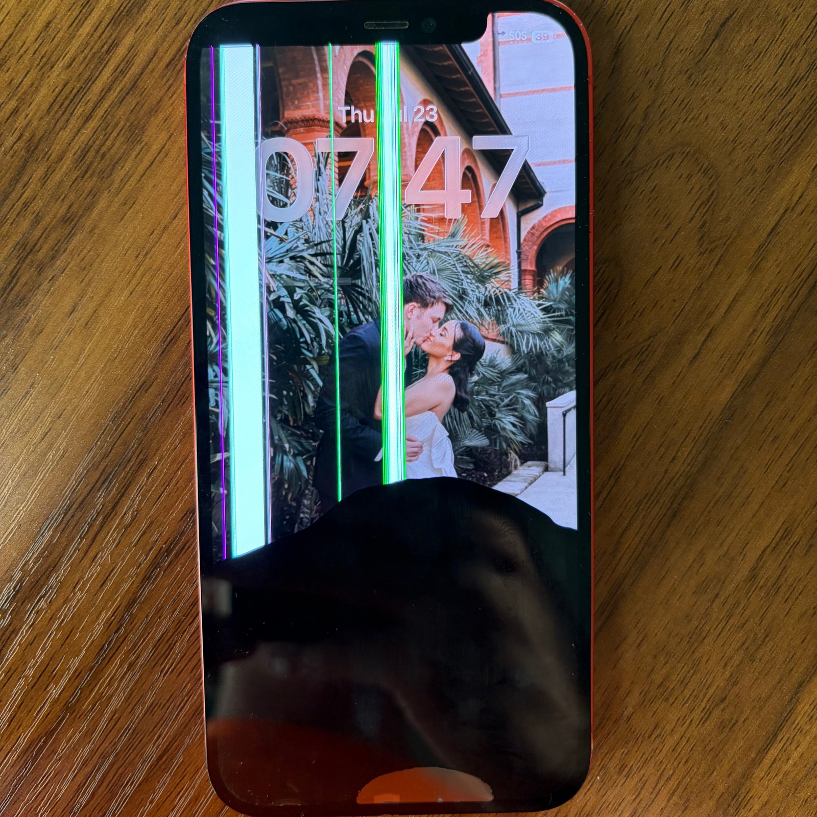 Device before repair